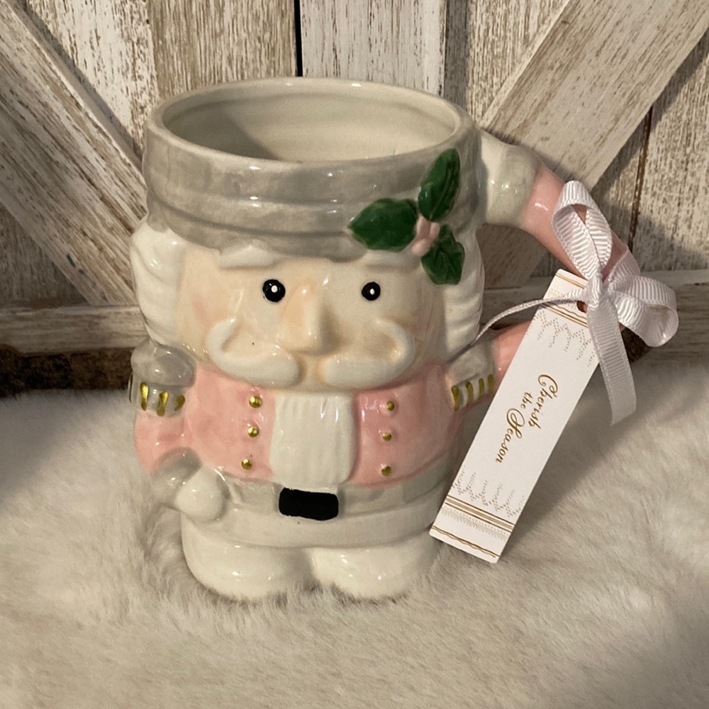 Arlington Designs Pink Nutcracker Christmas Mug